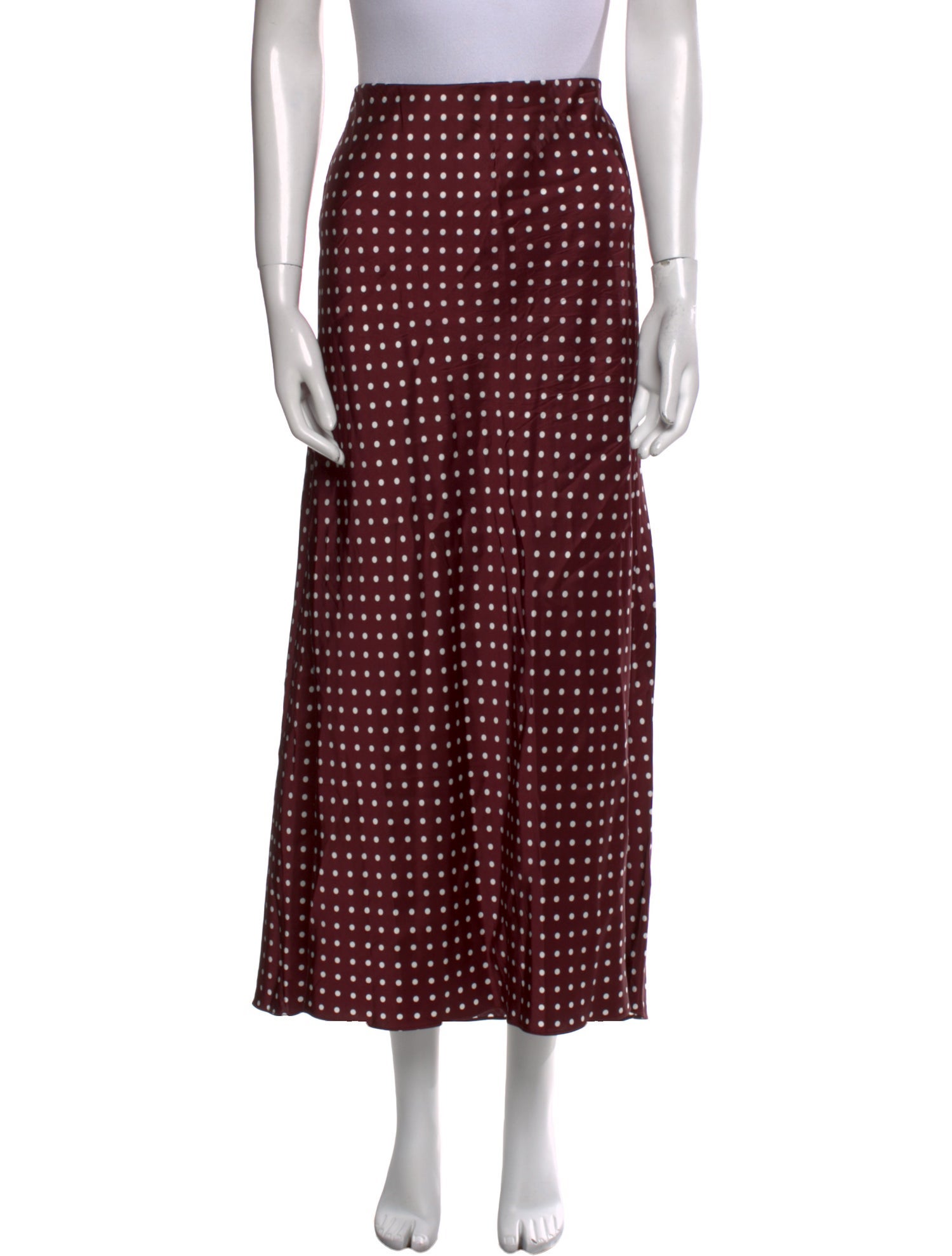 Favorite Daughter Polka Dot Print Midi Length Skirt