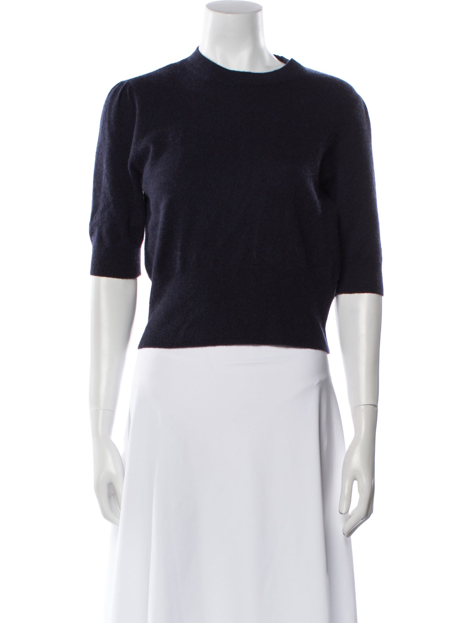 Favorite Daughter Cashmere Crew Neck Crop Top