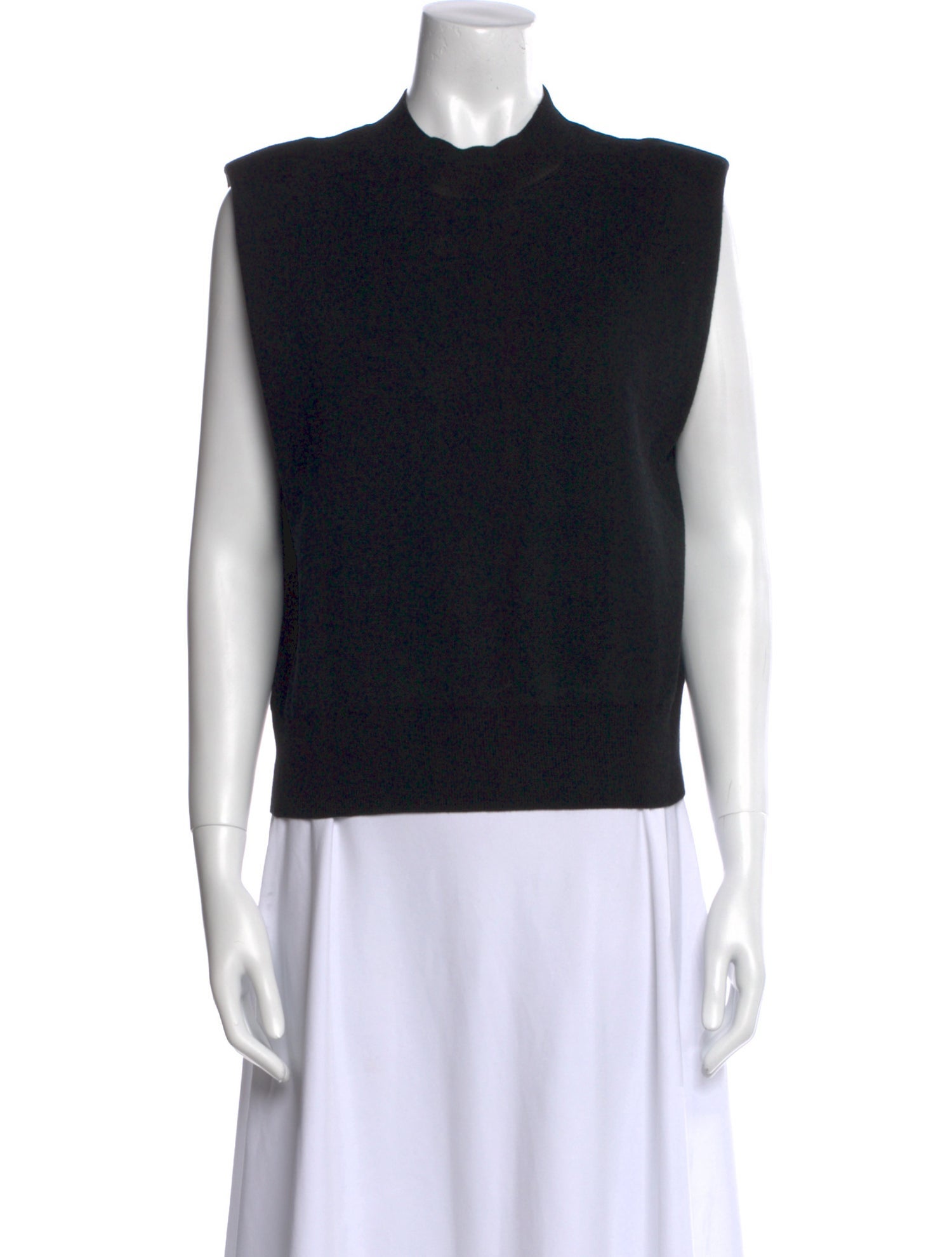 Favorite Daughter Mock Neck Sleeveless Sweatshirt