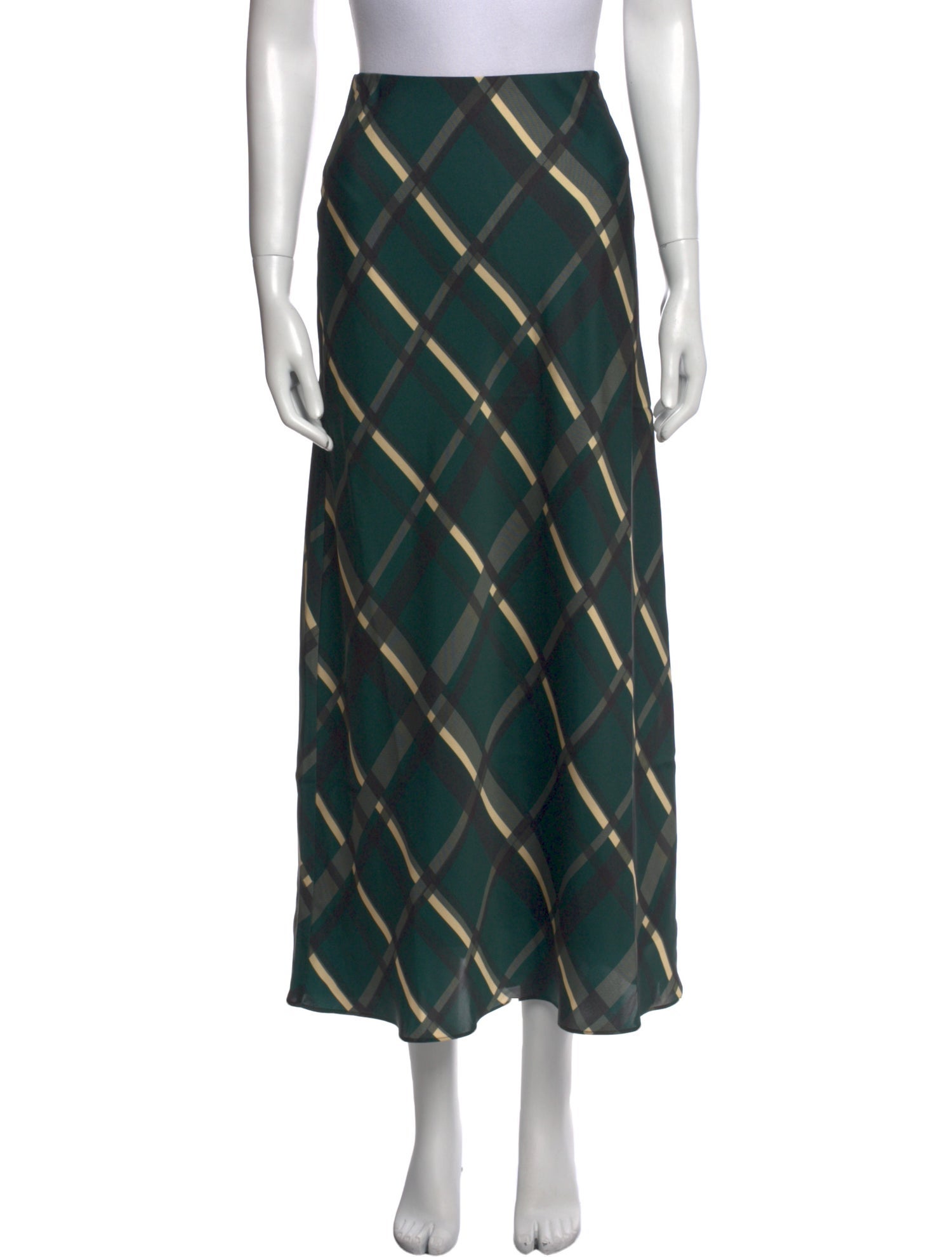 Favorite Daughter Plaid Print Midi Length Skirt w/ Tags