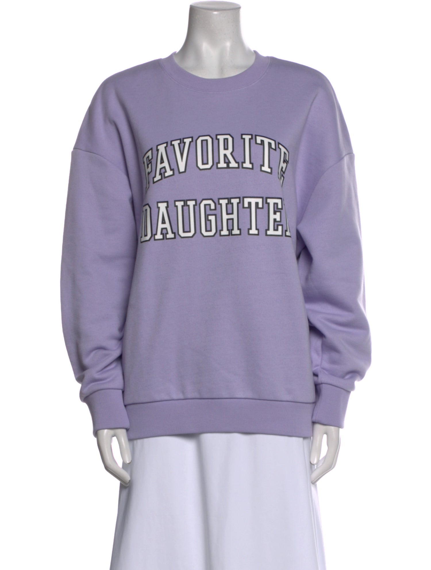 Favorite Daughter Graphic Print Crew Neck Sweatshirt