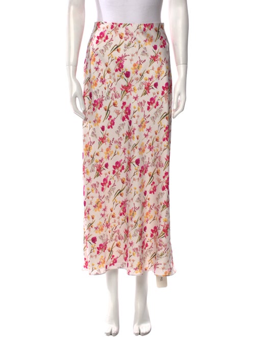 Favorite Daughter Floral Print Midi Length Skirt