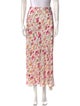 Favorite Daughter Floral Print Midi Length Skirt