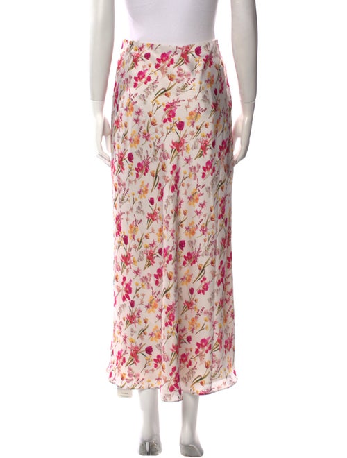 Favorite Daughter Floral Print Midi Length Skirt