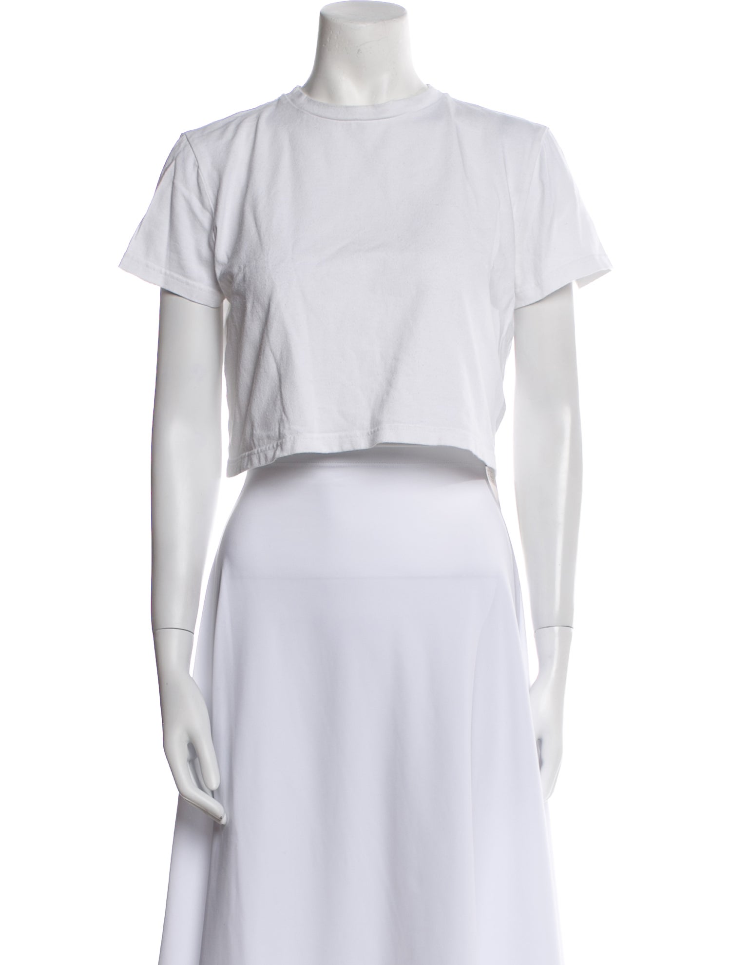 Favorite Daughter Crew Neck Short Sleeve Crop Top