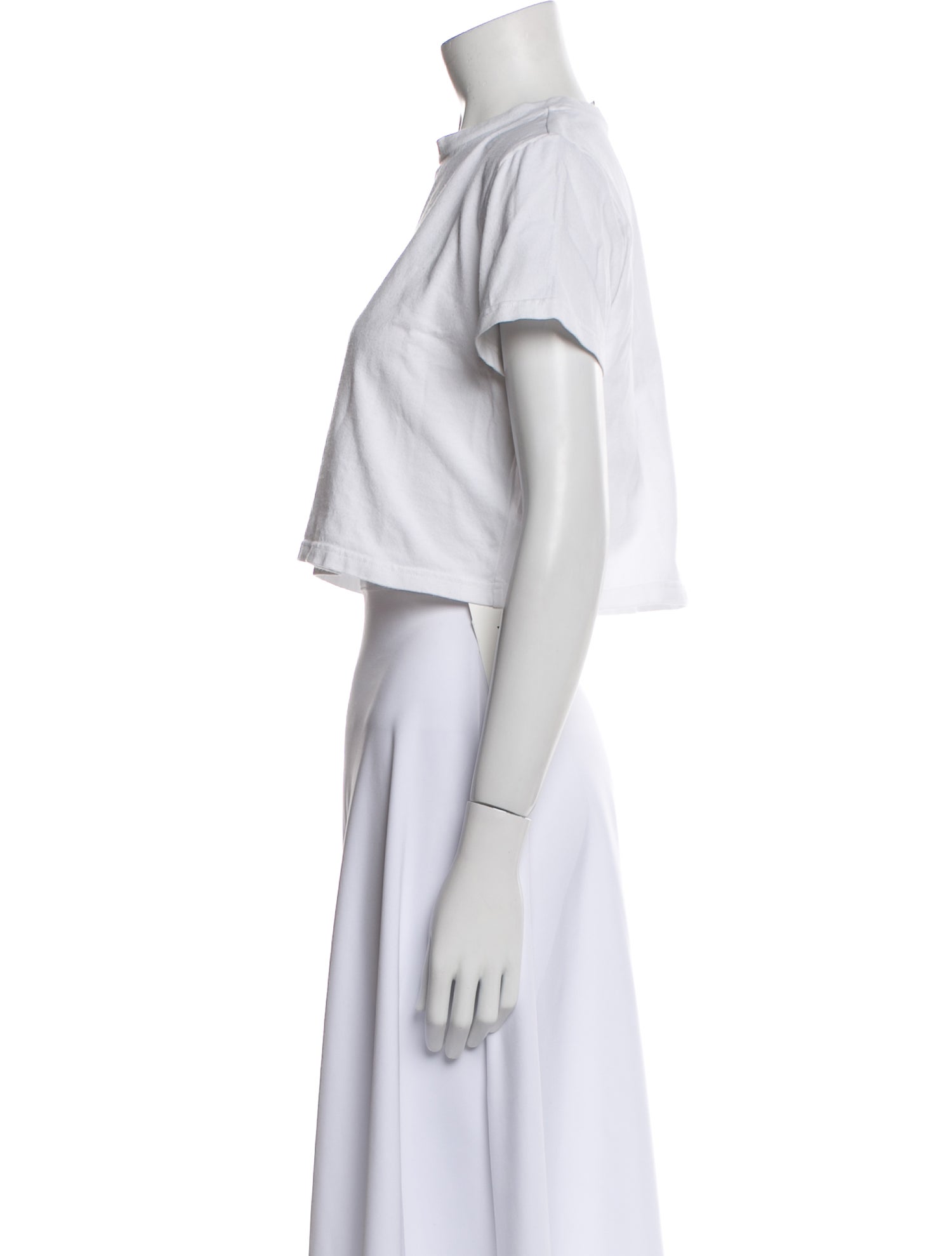 Favorite Daughter Crew Neck Short Sleeve Crop Top