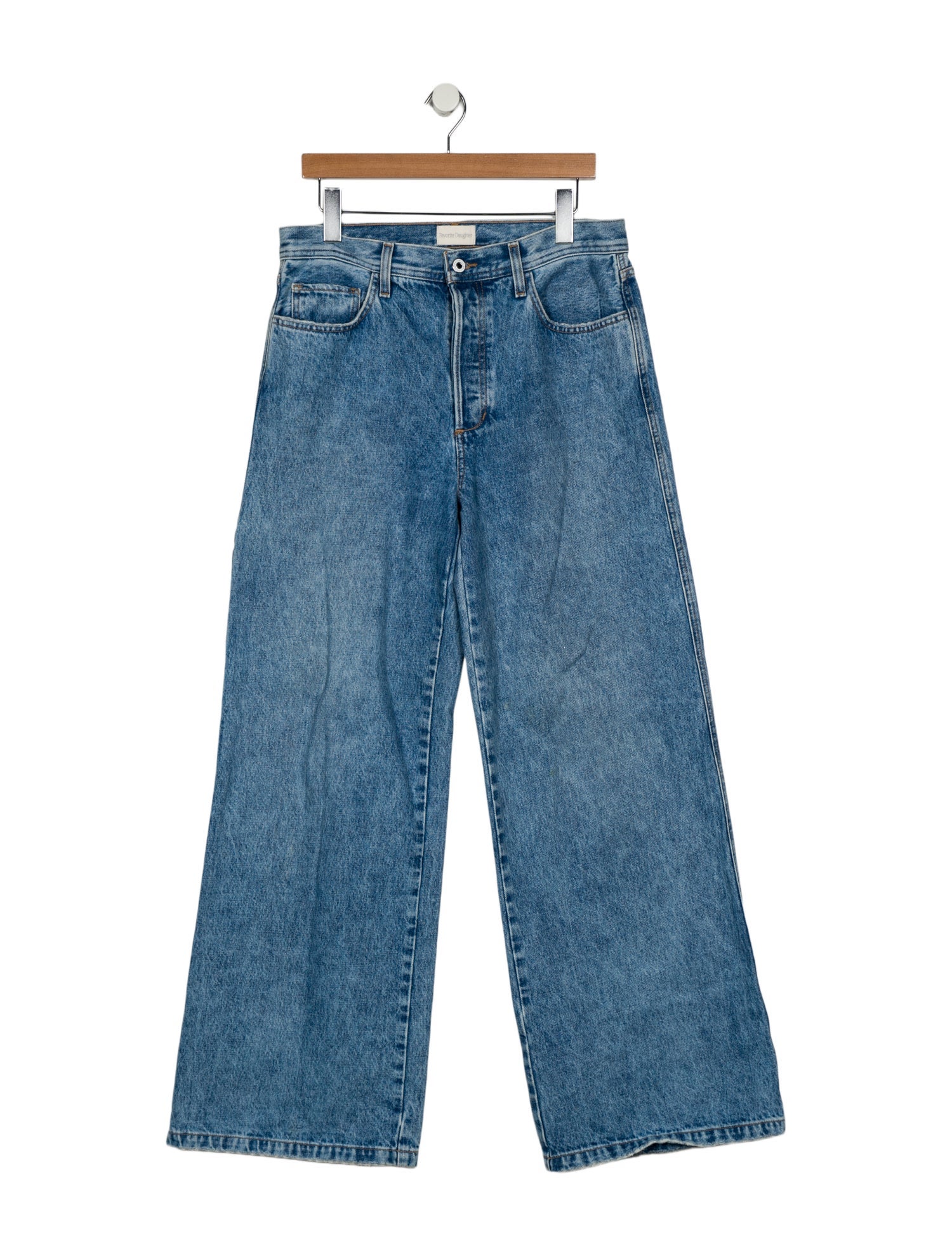 Favorite Daughter High-Rise Wide Leg Jeans