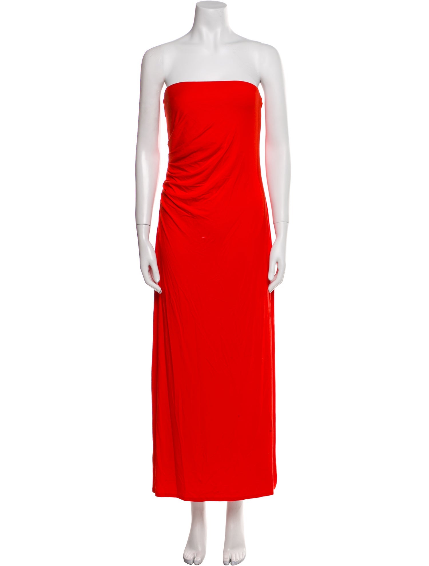 Favorite Daughter Strapless Midi Length Dress - Orange Dresses, Clothing -  XFDAA31433 | The RealReal