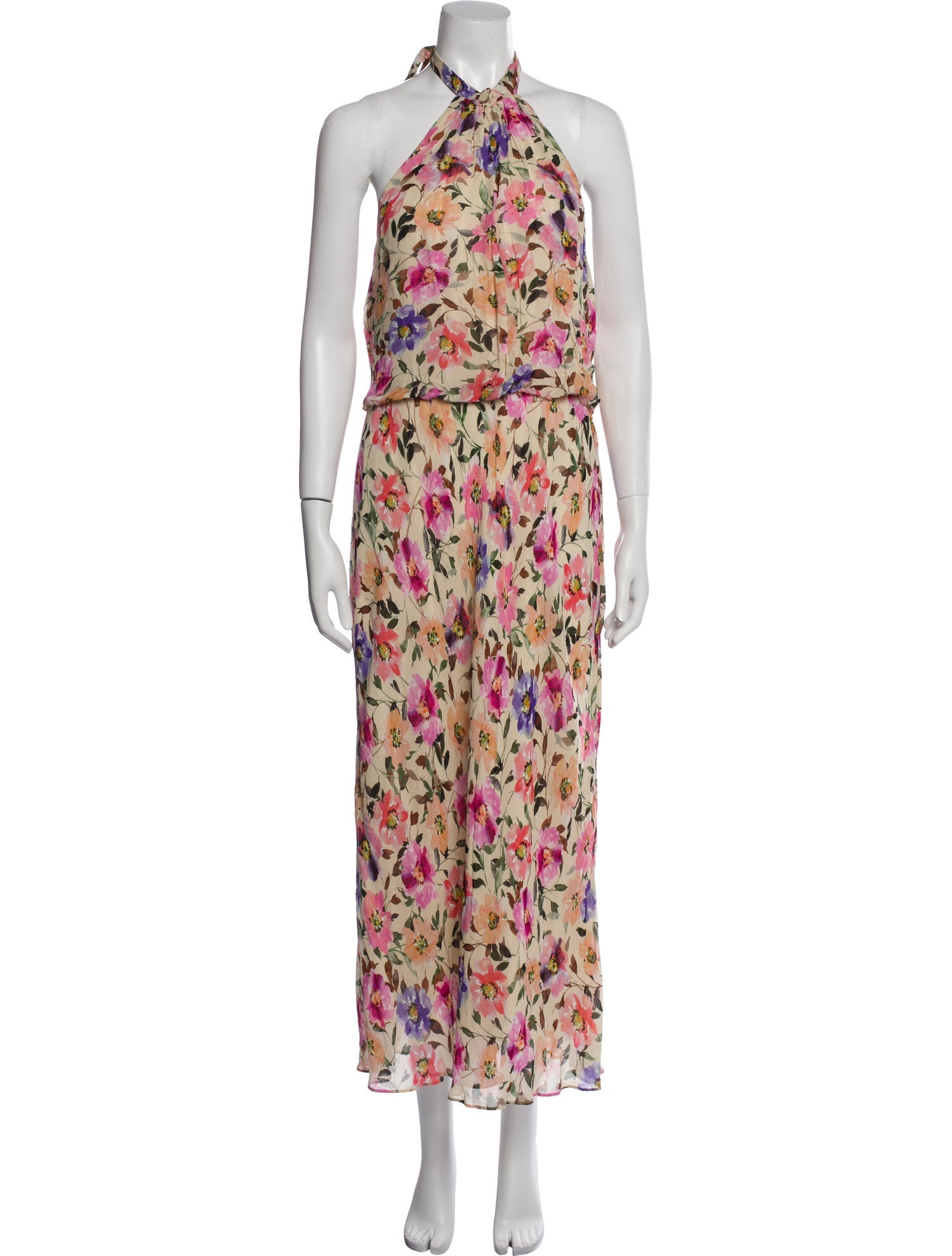 Favorite Daughter Floral Print Long Dress - Pink Dresses, Clothing -  XFDAA31446 | The RealReal