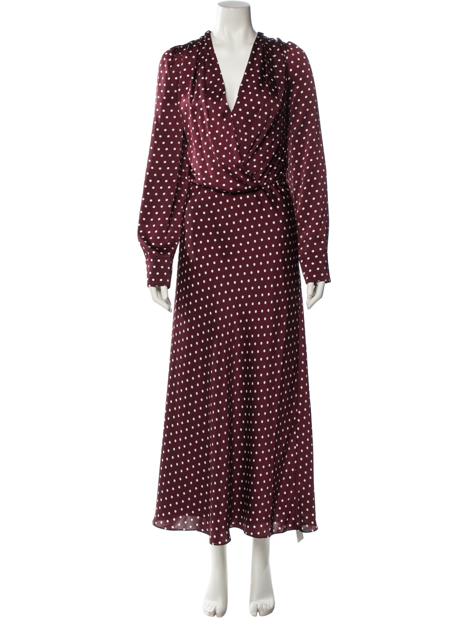 Favorite Daughter Polka Dot Print Long Dress