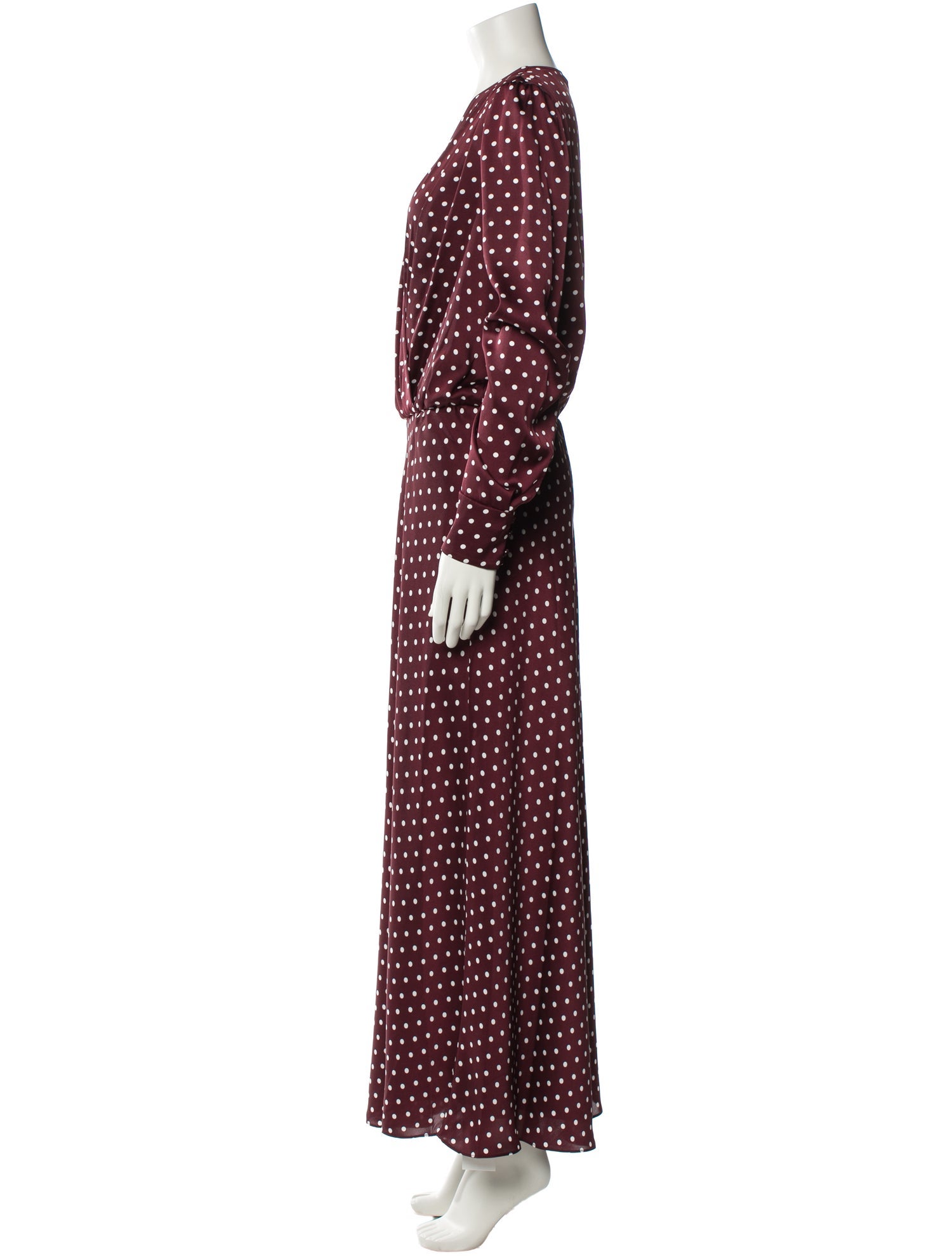 Favorite Daughter Polka Dot Print Long Dress