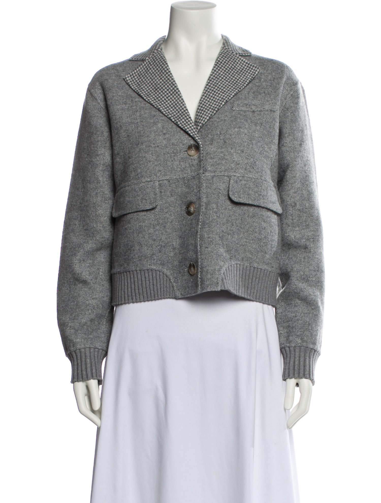 Favorite Daughter Tweed Pattern Blazer