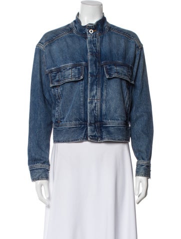 Pre-owned Favorite Daughter Denim Jacket In Blue