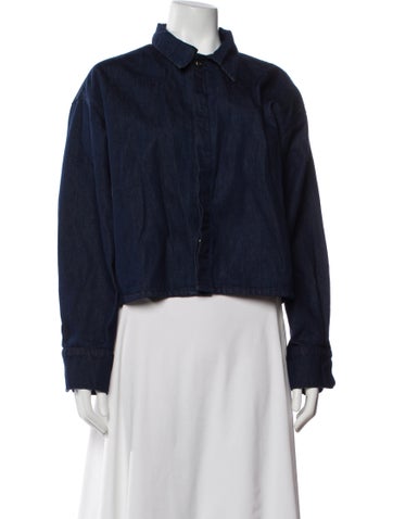 Pre-owned Favorite Daughter Denim Jacket In Blue