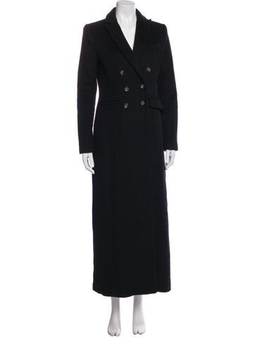 Pre-owned Favorite Daughter Wool Peacoat In Black