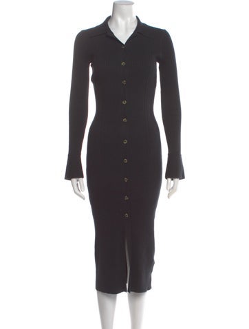 Pre-owned Favorite Daughter Long Dress In Gray