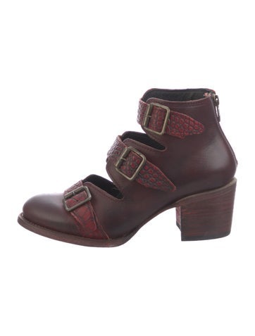 Pre-owned Freebird Leather Pumps W/ Tags In Burgundy