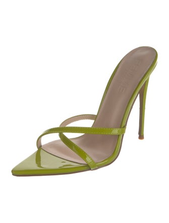 Femme LA Patent Leather Slides