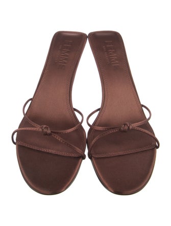 Femme LA Satin Slides