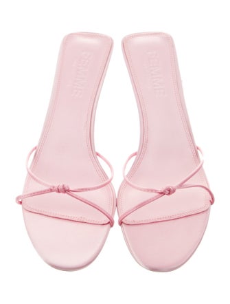 Femme LA Satin Slides