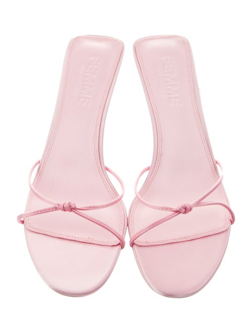 Femme LA Satin Slides