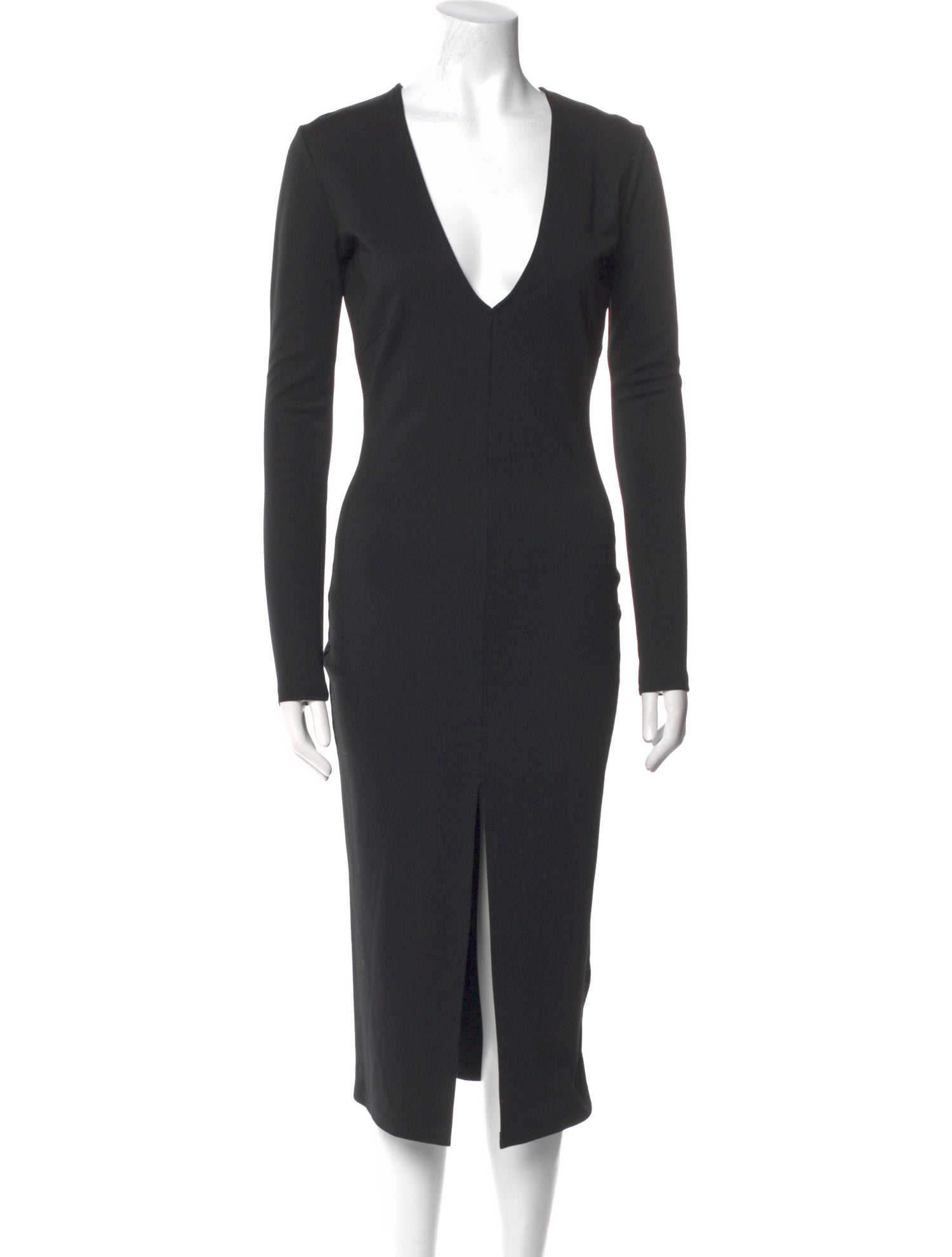 Femme LA V-Neck Midi Length Dress