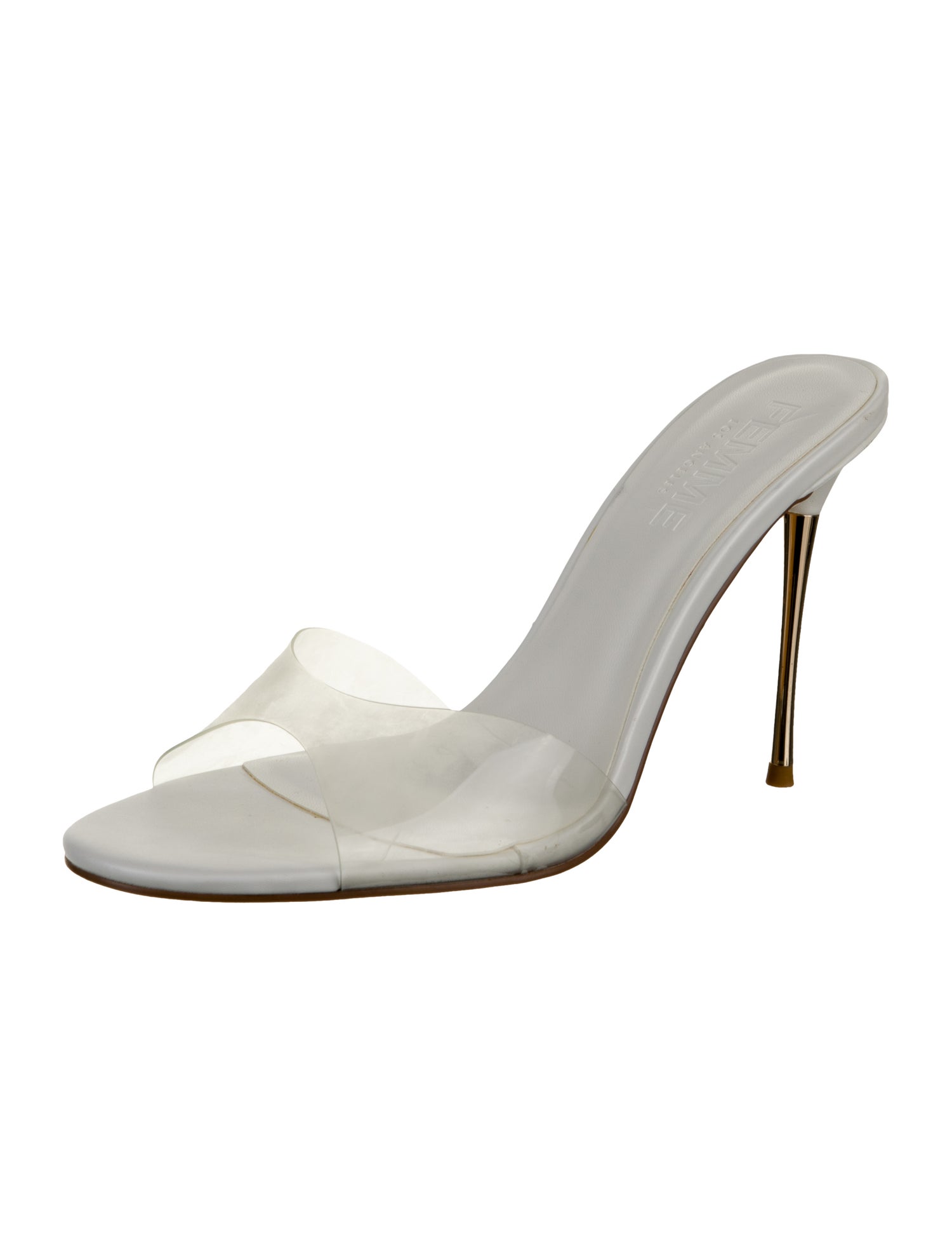 Femme LA Leather Slides