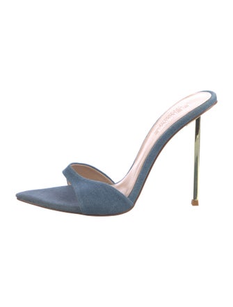 Femme LA Denim Slides