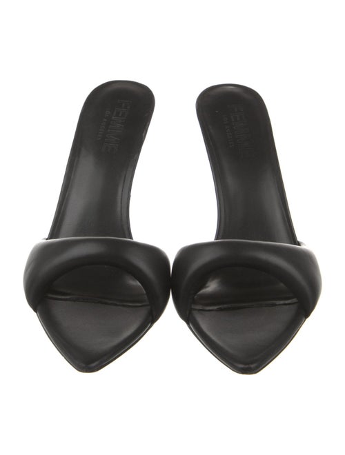 Femme LA Leather Slides