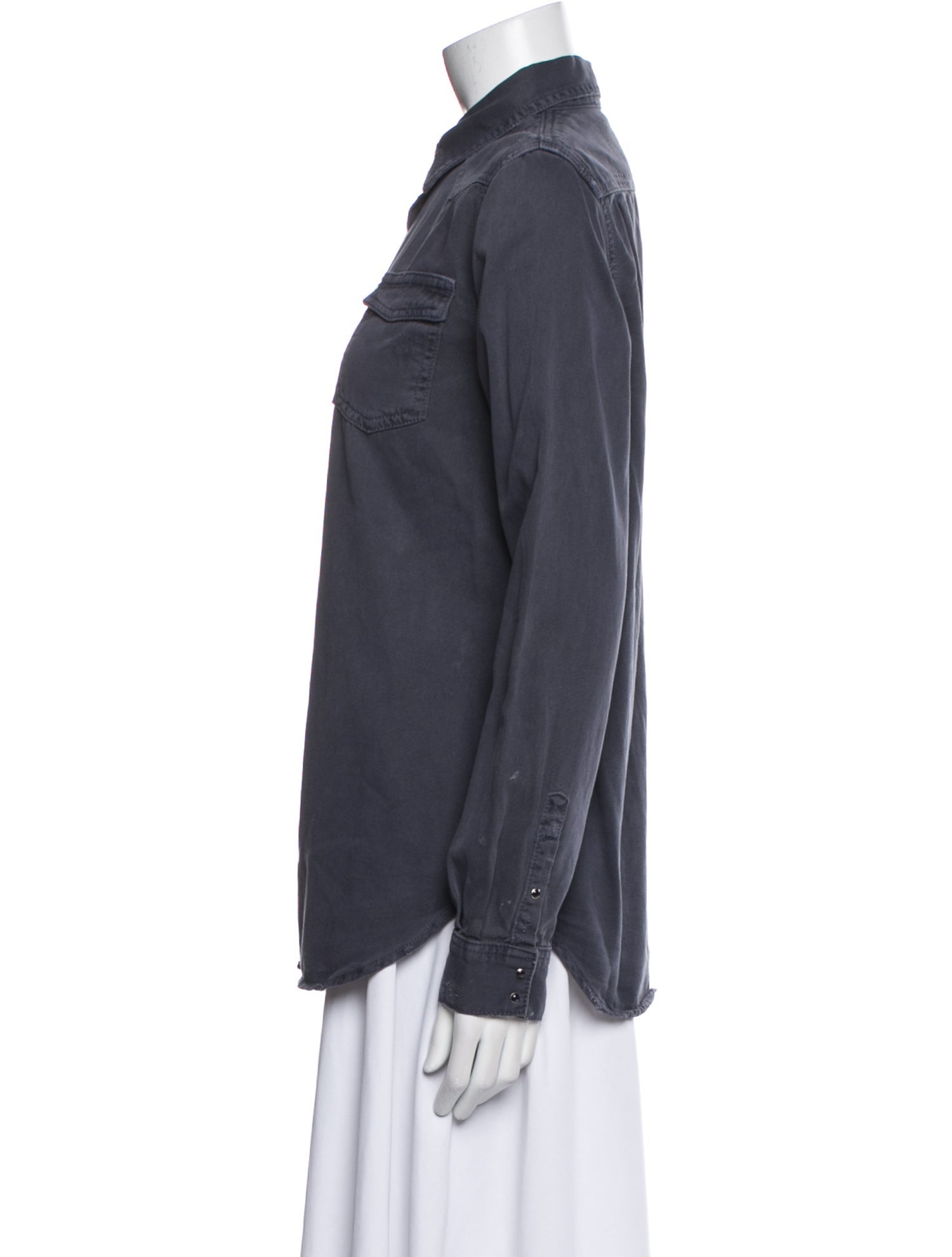 Femme LA Long Sleeve Button-Up Top