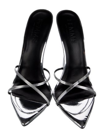 Femme LA Patent Leather Slides