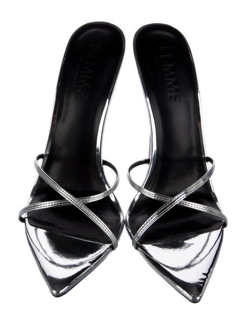 Femme LA Patent Leather Slides