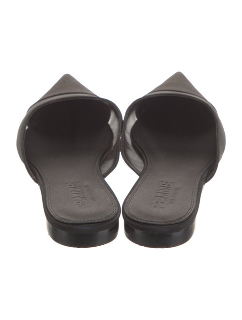 Femme LA Satin Mesh Accents Mules