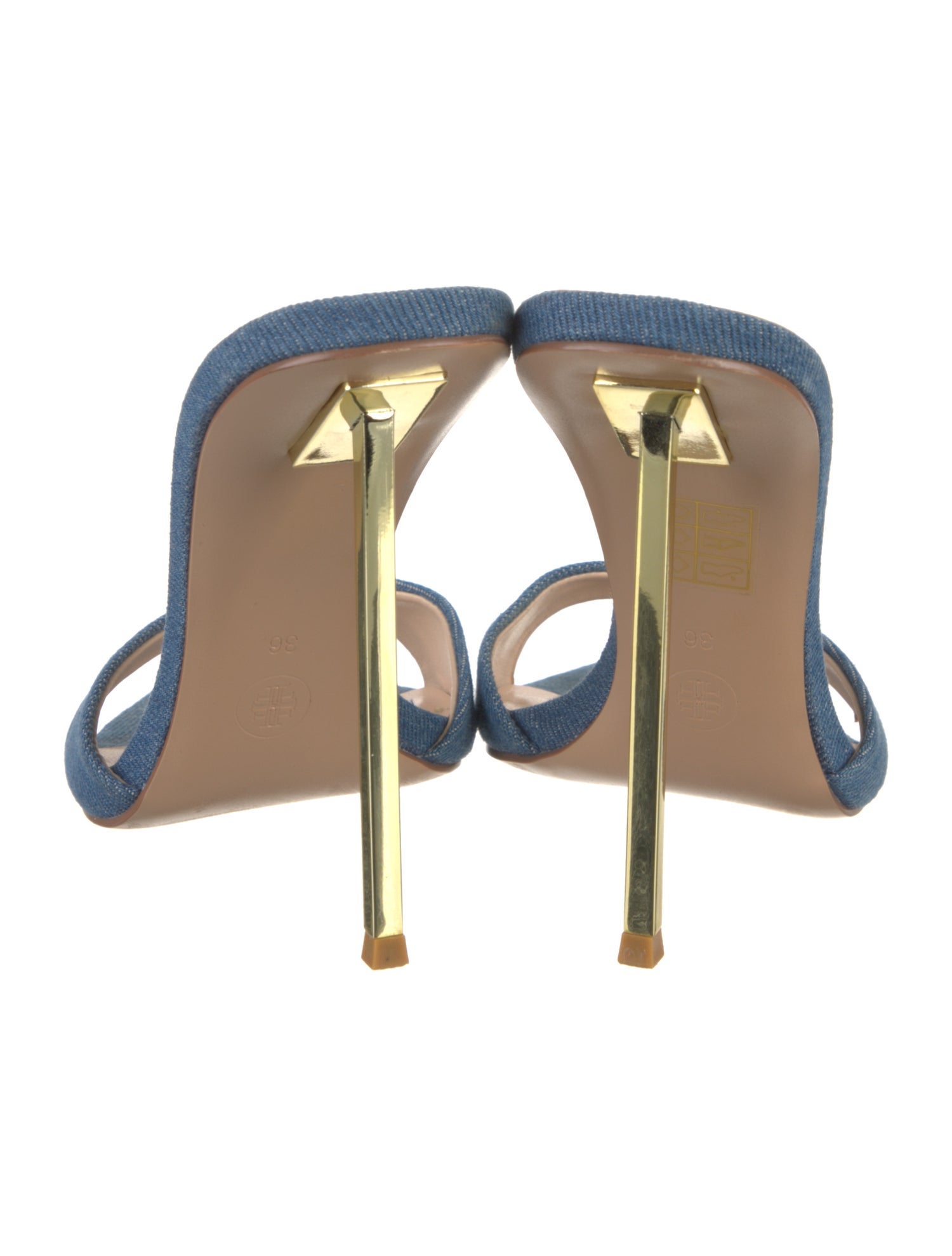 Femme LA Denim Slides