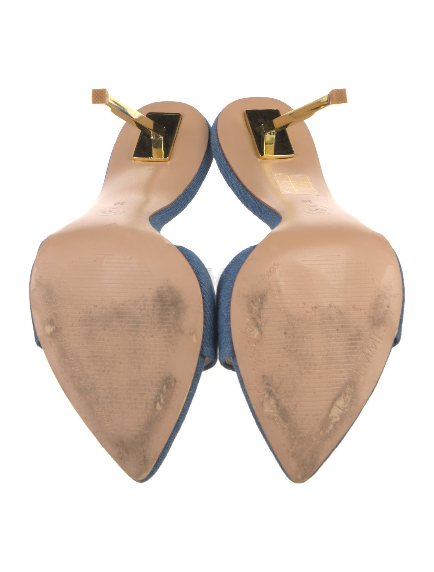 Femme LA Denim Slides