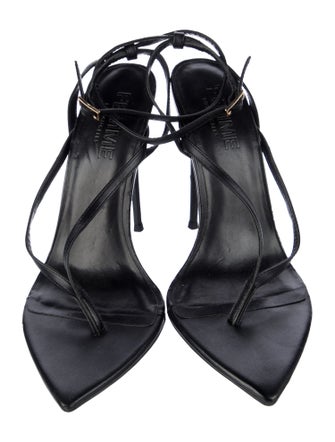 Femme LA Leather Slingback Sandals