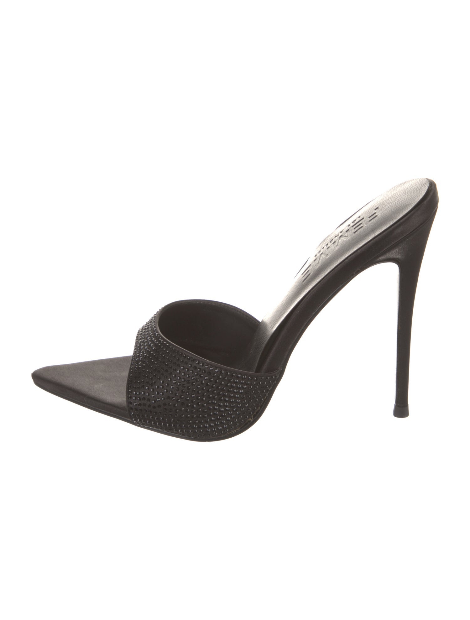 Femme LA Leather Studded Accents Slides