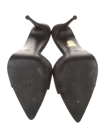 Femme LA Leather Studded Accents Slides