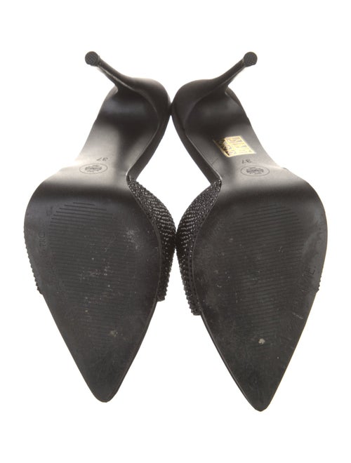 Femme LA Leather Studded Accents Slides