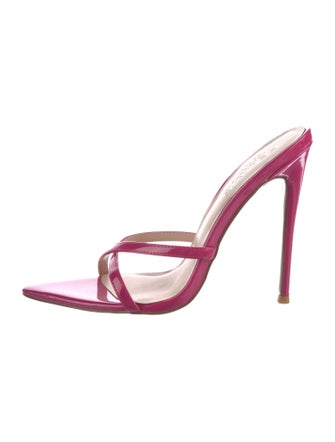 Femme LA Patent Leather Slides