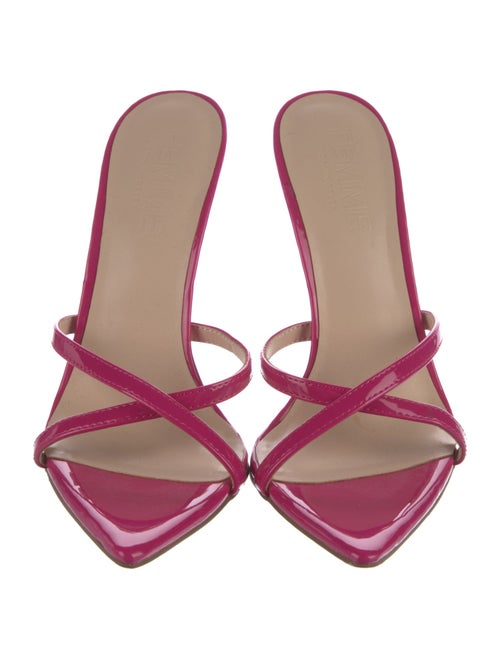 Femme LA Patent Leather Slides