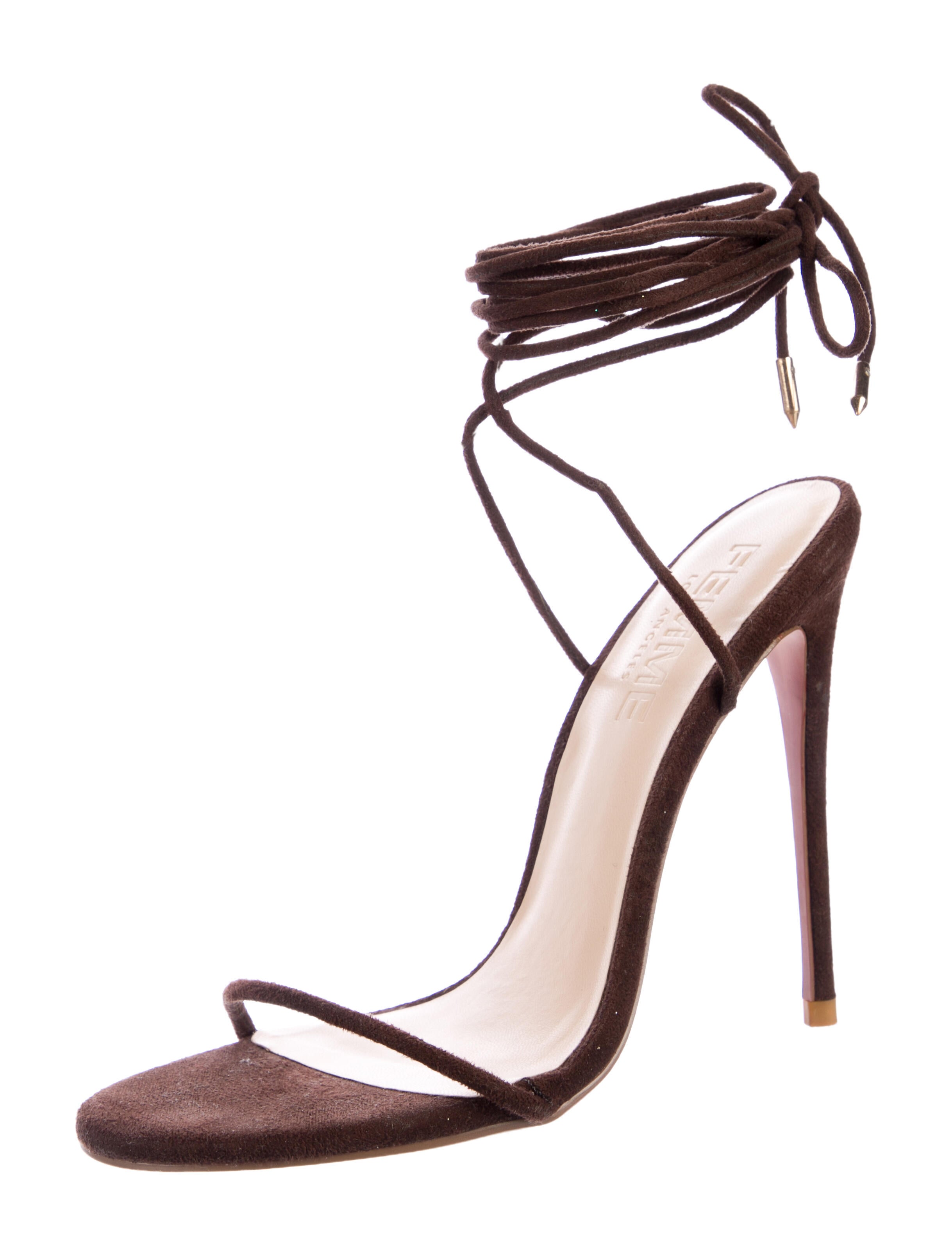 Femme LA Vegan Suede Sandals