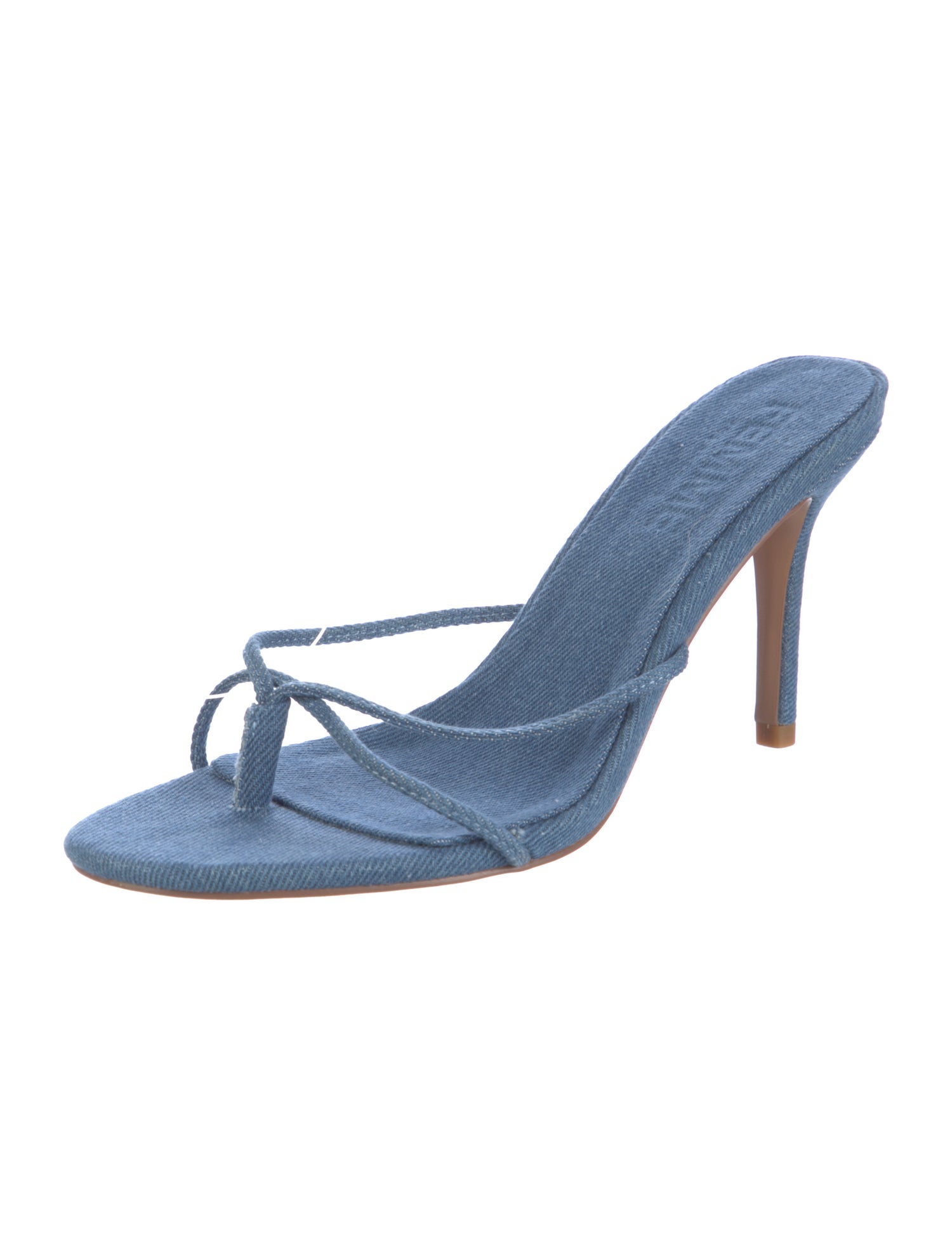 Femme LA Denim Slides