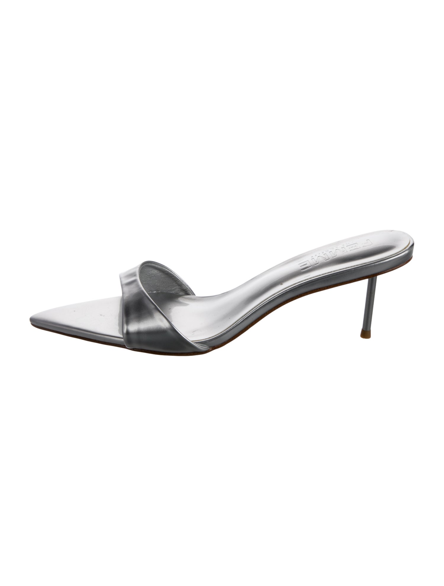 Femme LA Patent Leather Slides