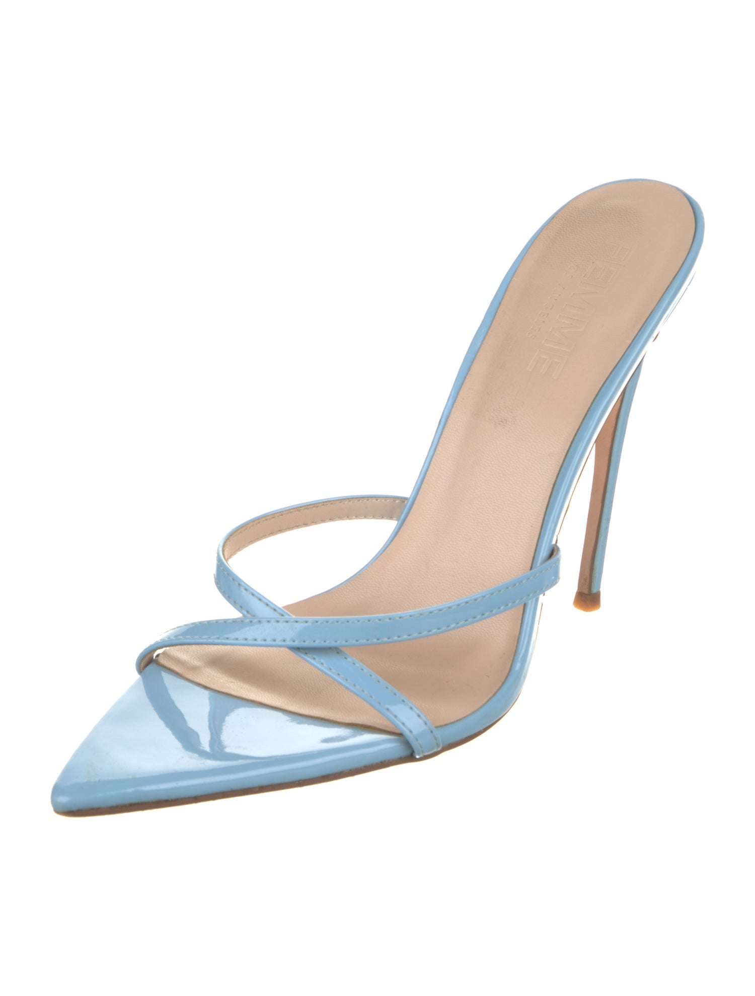 Femme LA Patent Leather Slides