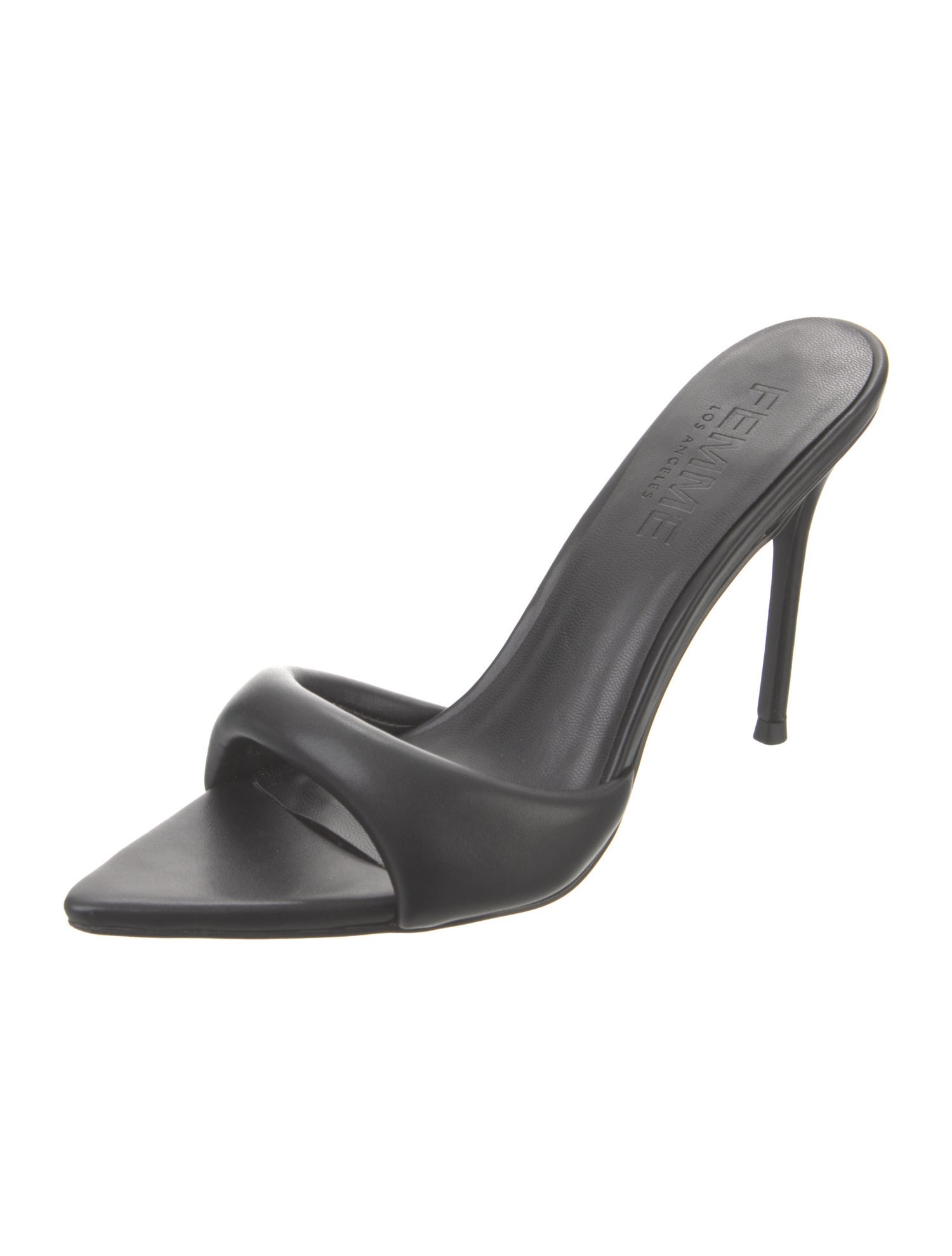 Femme LA Leather Slides