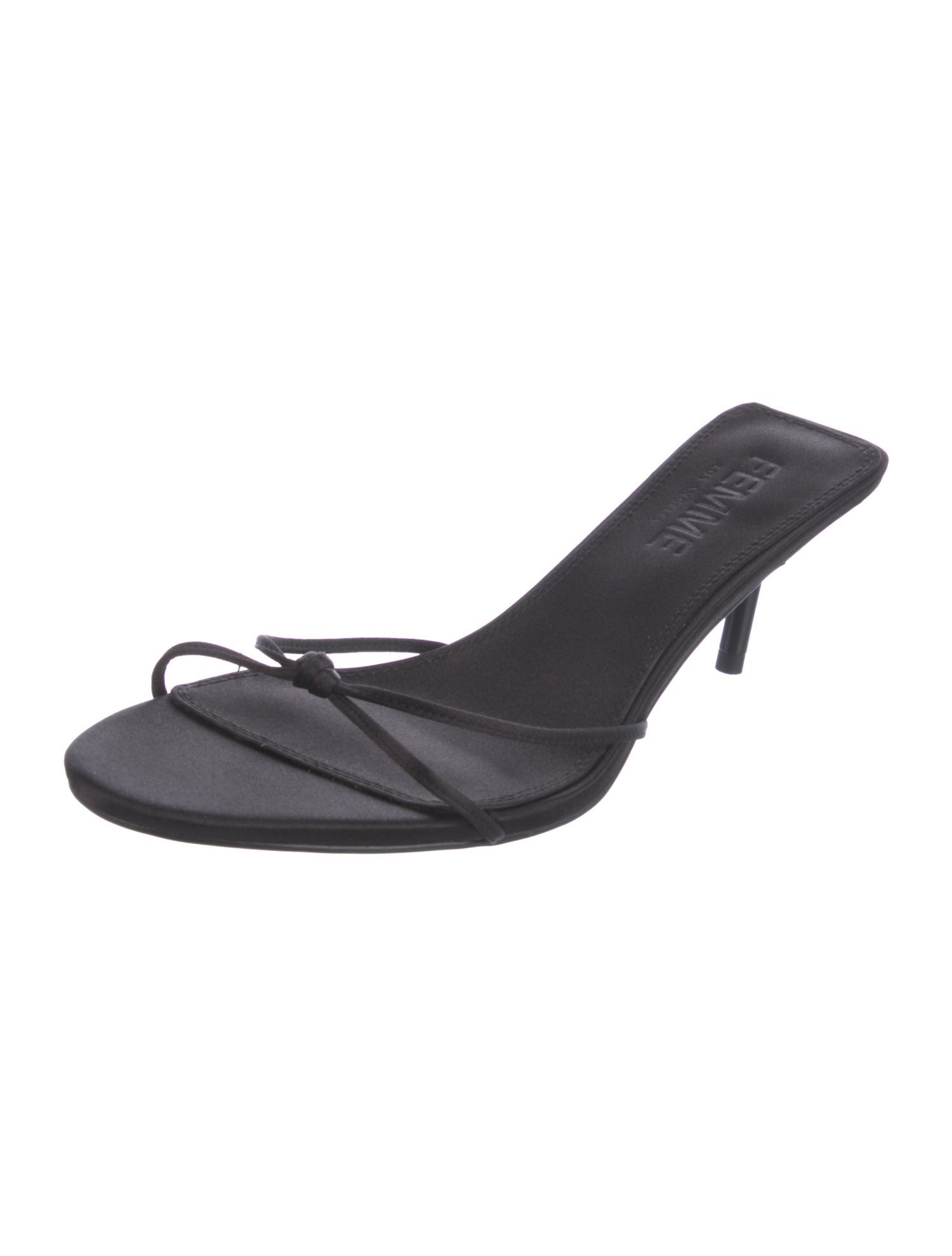 Femme LA Satin Slides