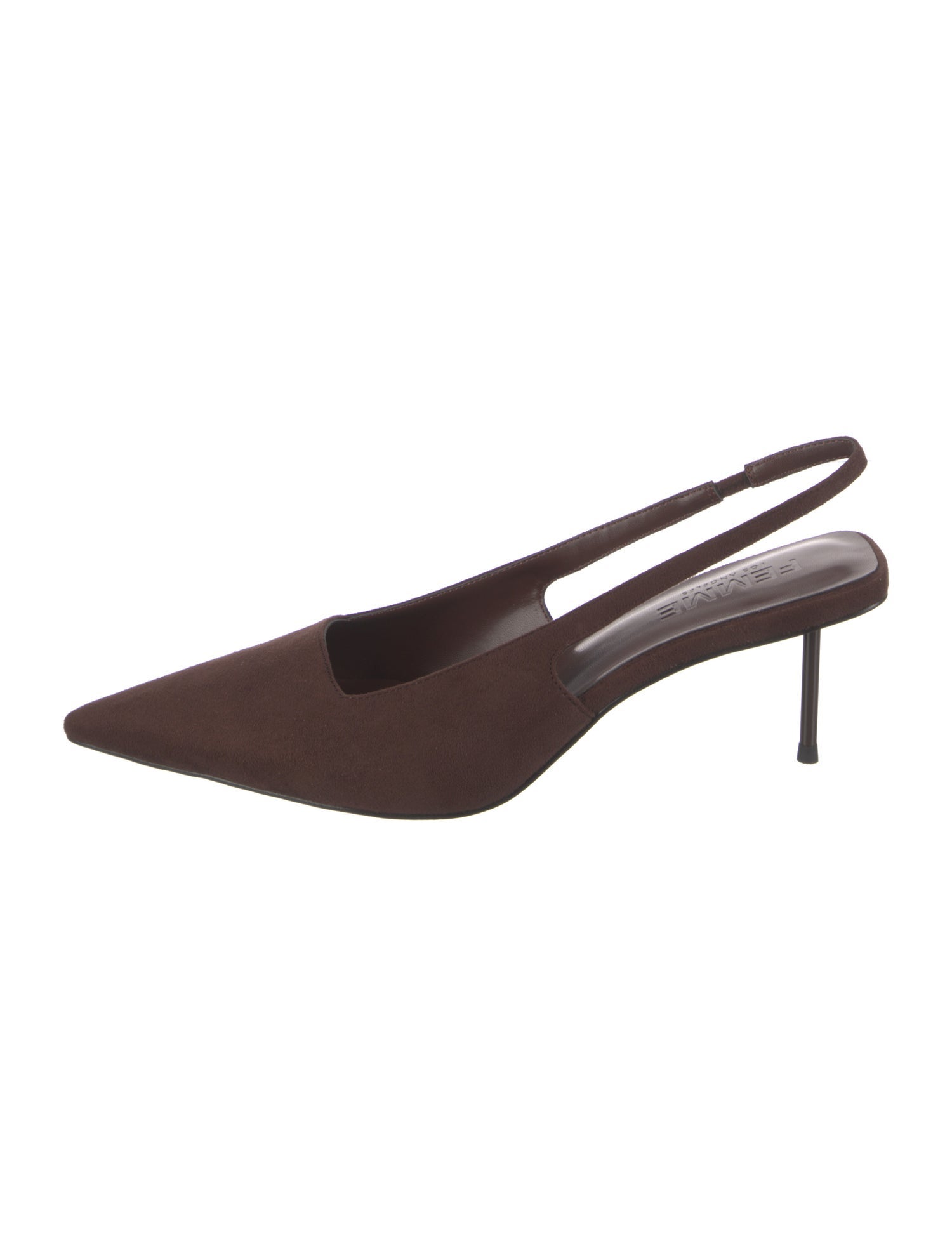 Femme LA Suede Slingback Pumps w/ Tags
