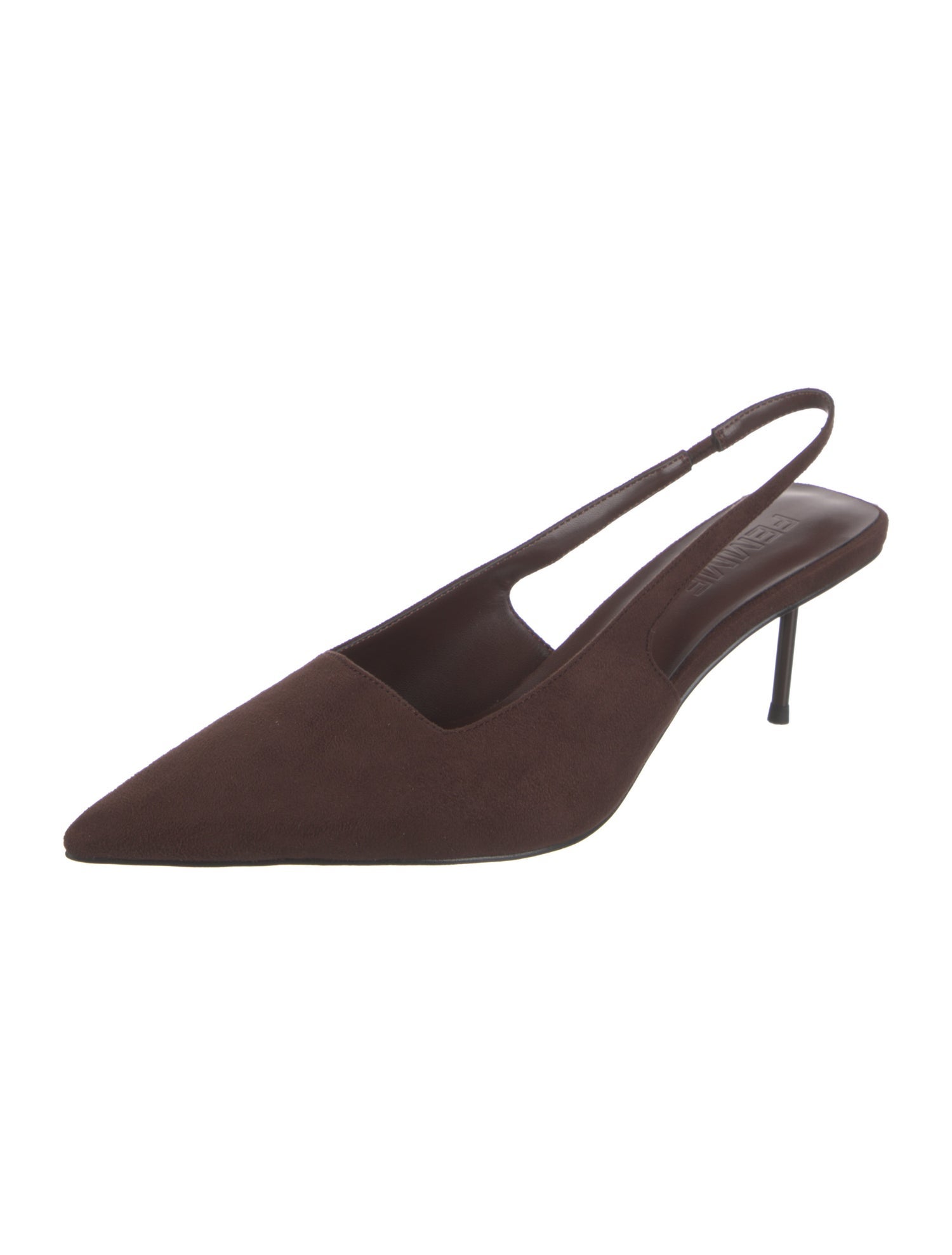 Femme LA Suede Slingback Pumps w/ Tags