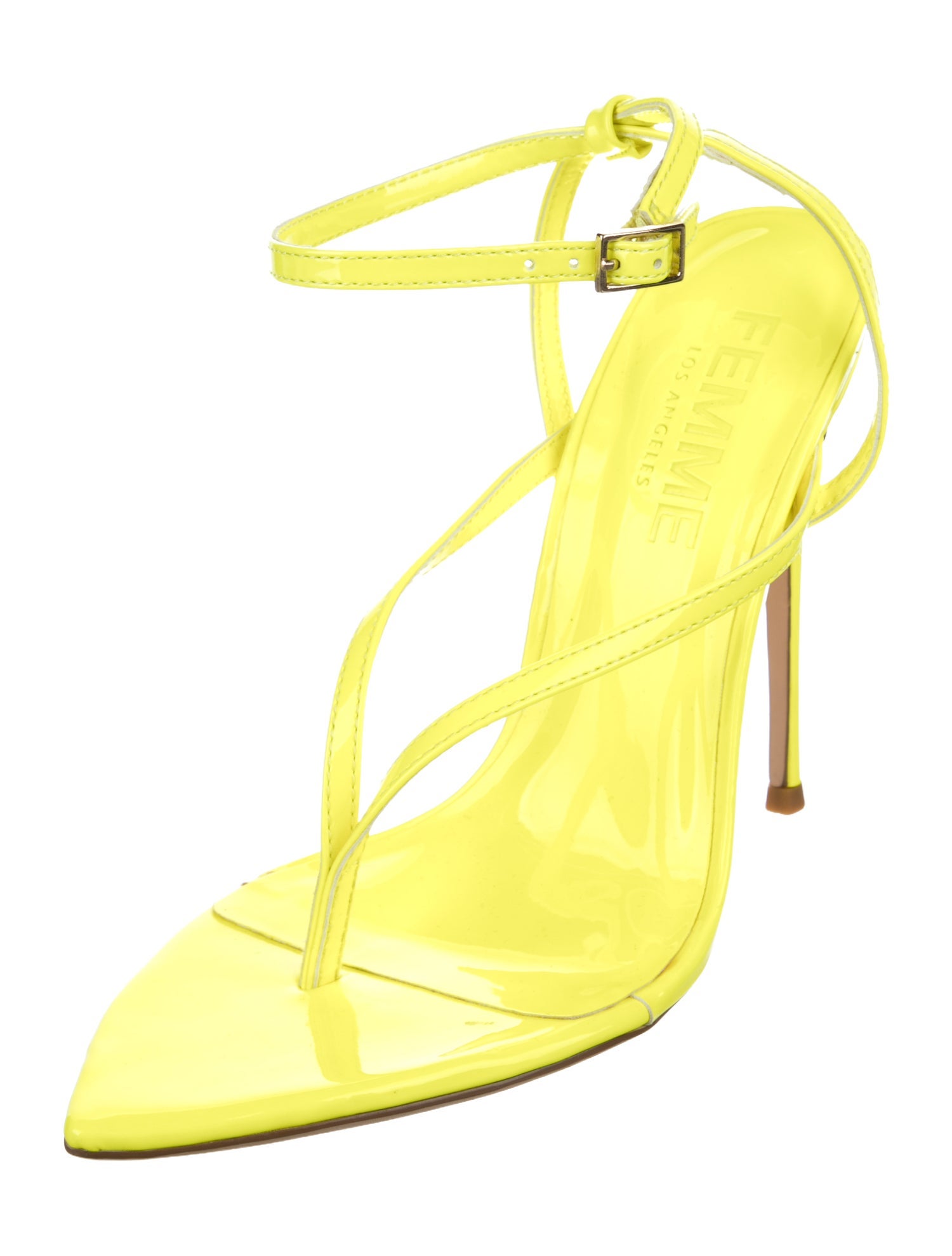 Femme LA Patent Leather Sandals
